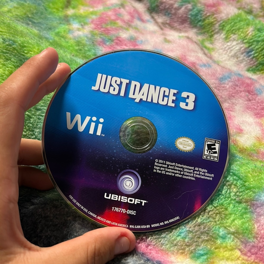 JUST DANCE 3 WII DVD
